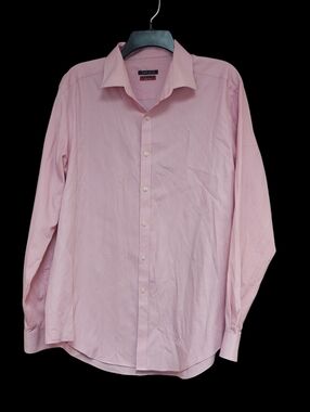 EUC Van Heusen Light Pink Men’s Dress Shirt 17/34/35